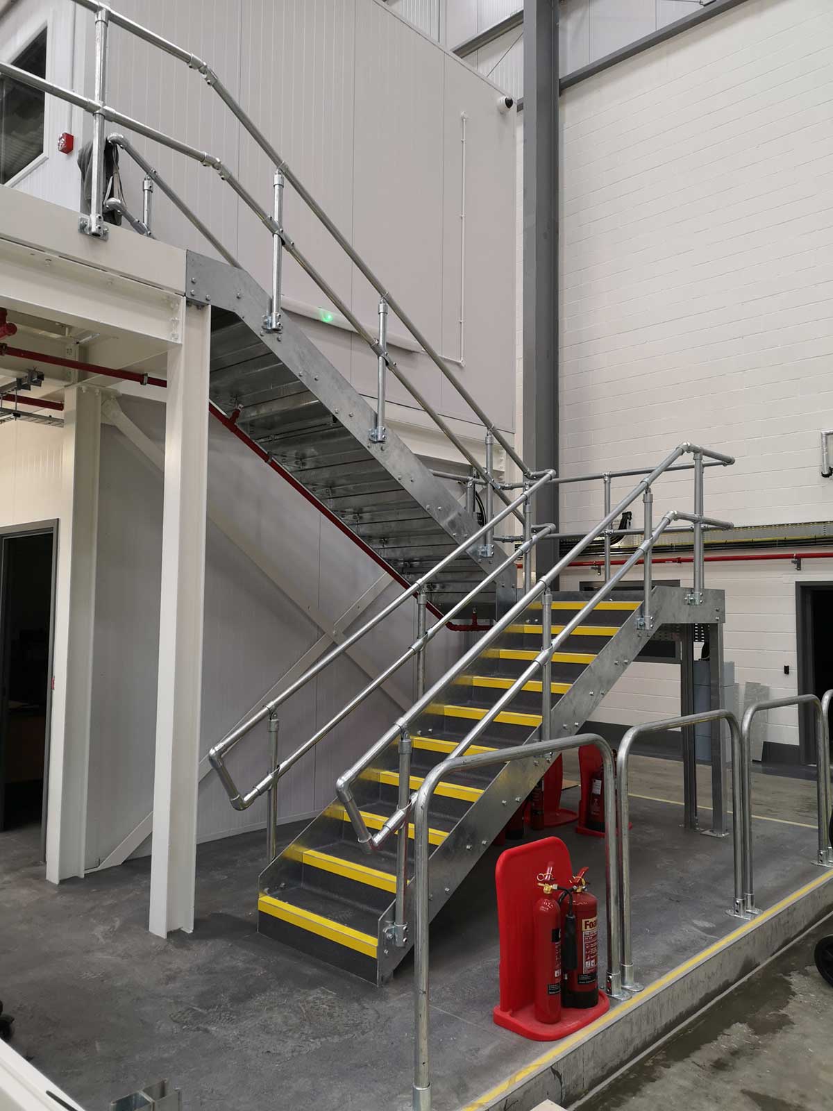 Staircase leading to walkway